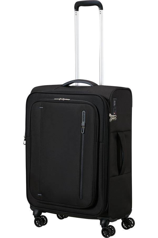 American Tourister Cloudrider Spinner EXP TSA M  Jet Black