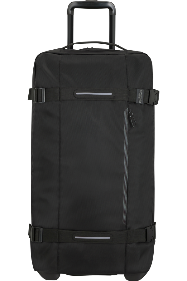 American Tourister Urban Track Duffle with Wheels M  Asphalt Black
