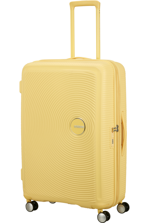 American Tourister SoundBox Spinner TSA Expandable 77cm  Pastel Yellow