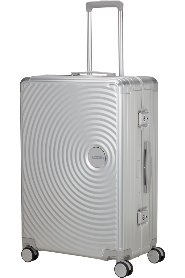 American Tourister Soundbox Alu Spinner TSA 77cm  Argent