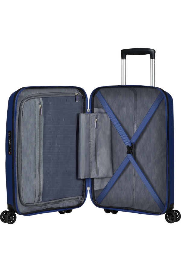 American Tourister Bon Air Dlx Spinner TSA 55cm  Bleu marine foncé