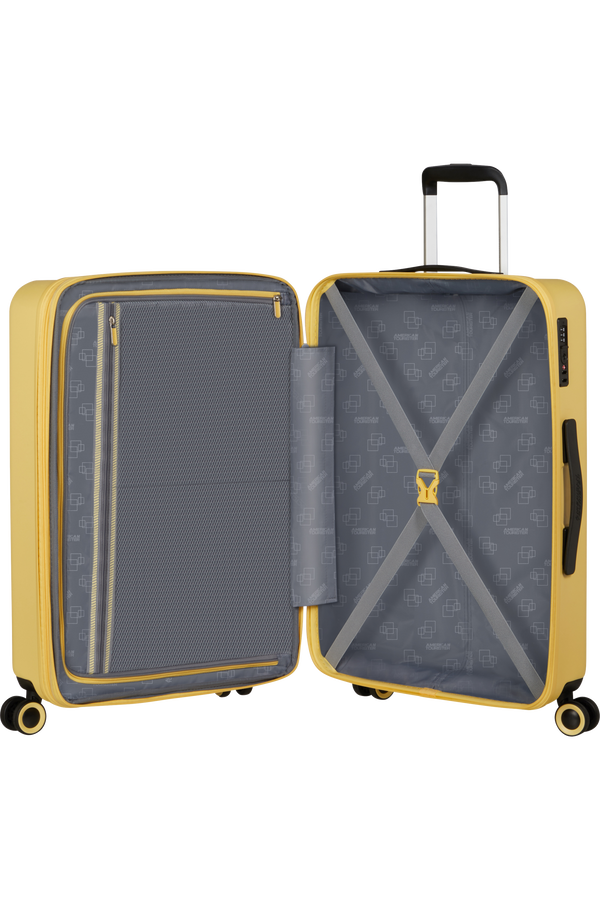 American Tourister Dynabelt Spinner EXP TSA 66cm  Jaune soleil
