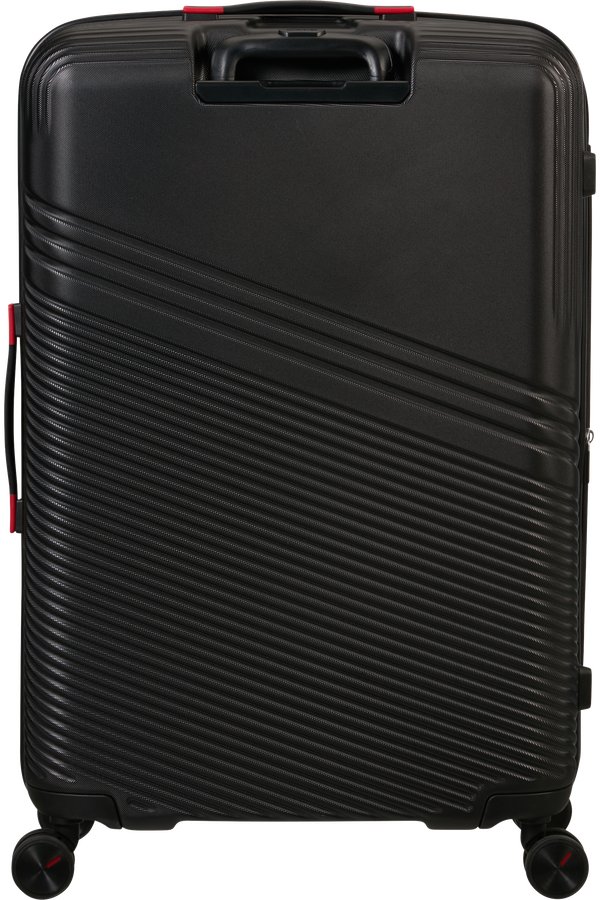 American Tourister Triple Trace Spinner TSA Expandable 76cm  Noir/Rouge