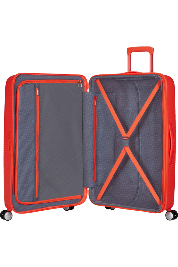 American Tourister SoundBox Spinner TSA Expandable 77cm  Neon Orange
