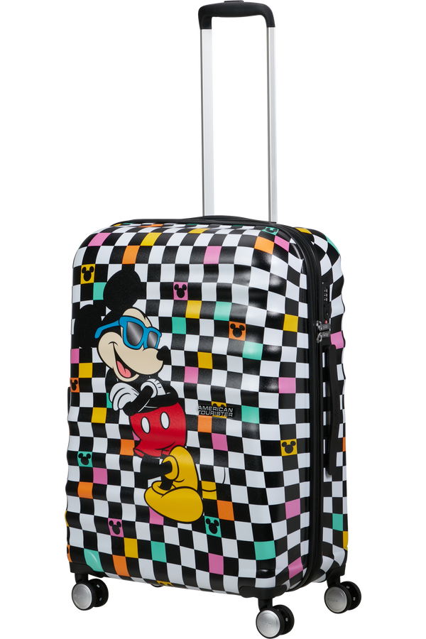 American Tourister Disney Wavebreaker Spinner TSA Disney Fl 67cm  Mickey Check