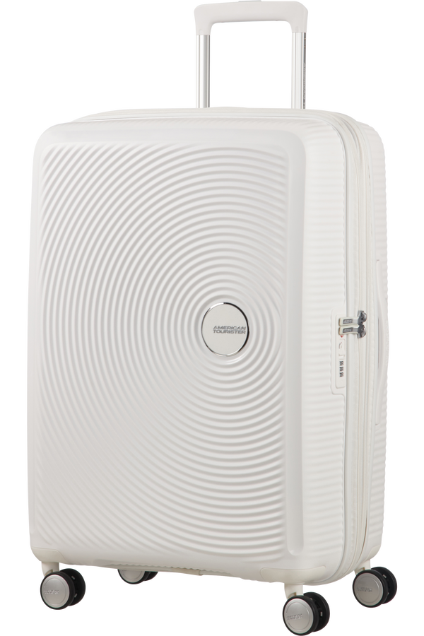 American Tourister Soundbox Spinner extensible 67cm Pure White