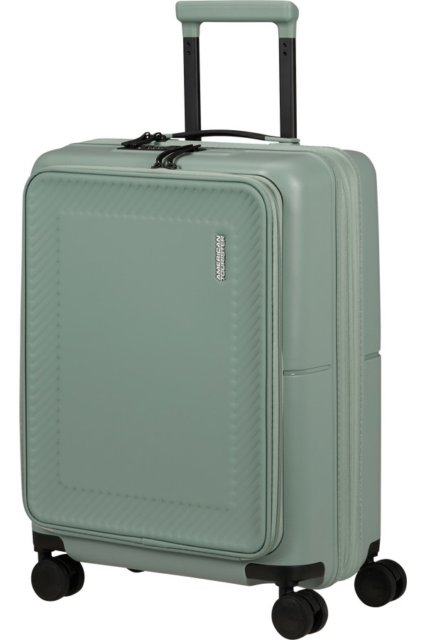 American Tourister DashPop Spinner Expandable Frontloader 55cm  Iceberg Green