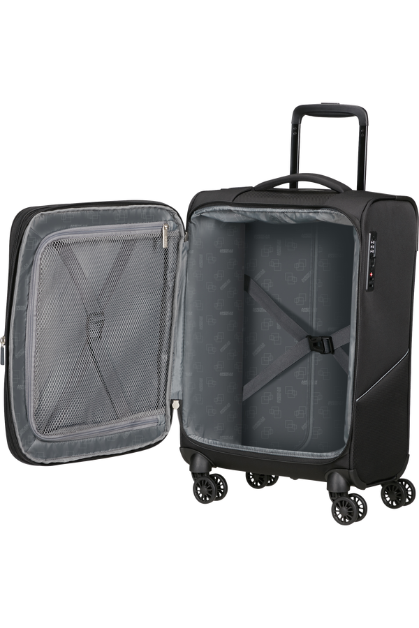 American Tourister SummerRide Spinner Expandable TSA 55cm L35  Noir