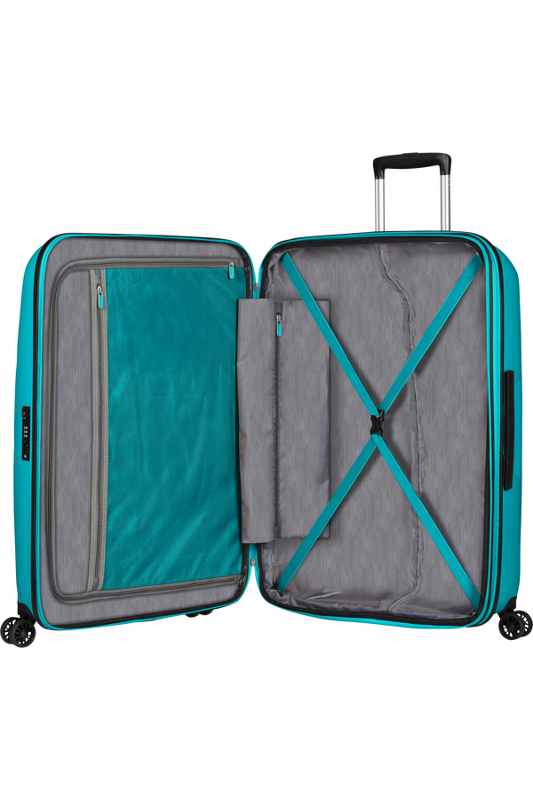 American Tourister Bon Air Dlx Spinner TSA Expandable 75cm  Turquoise fonc&eacute;