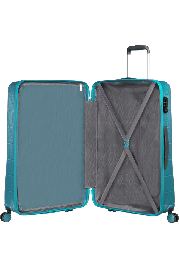 American Tourister Triangolo Spinner TSA 67cm  Halo Blue