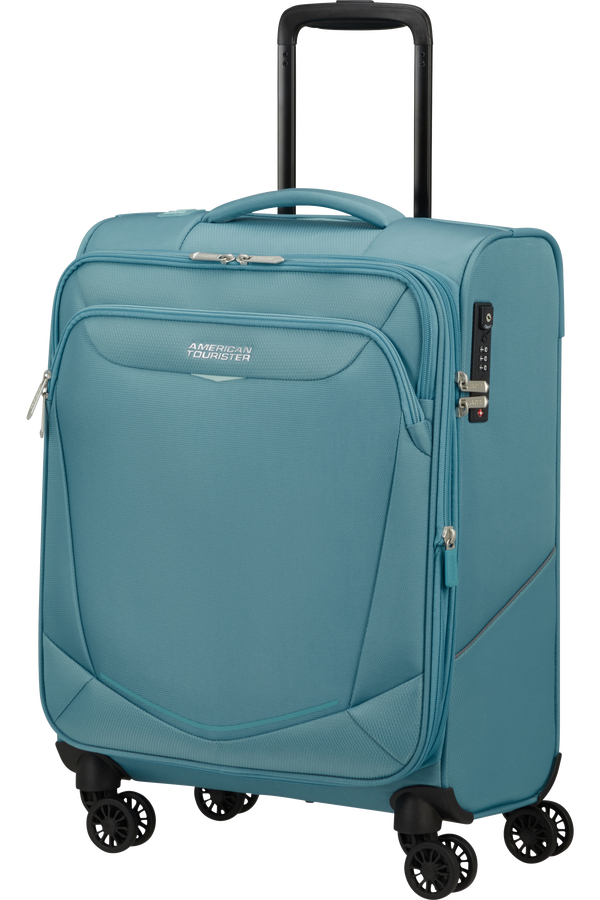 American Tourister SummerRide Spinner S EXP TSA 55cm Bleu Vent