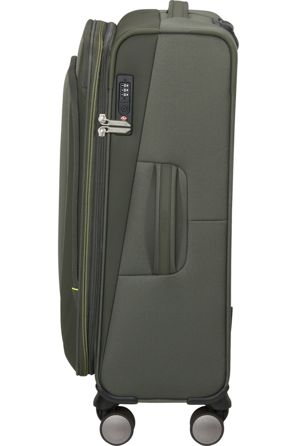 American Tourister Wanderlite Spinner EXP TSA M  Dark Khaki