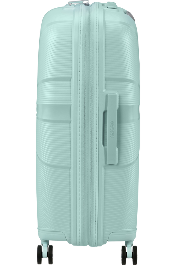 American Tourister StarVibe Spinner Expandable TSA 67cm  Metallic Surf Blue