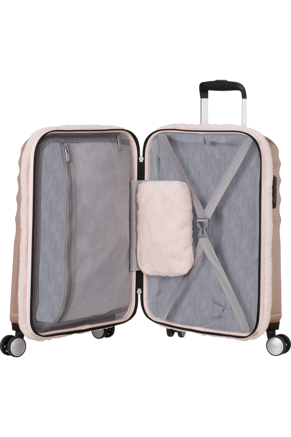 American Tourister Wavebreaker Spinner Fur 55cm  Pastel Rose