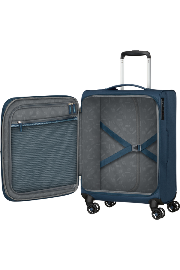 American Tourister Aerospin Spinner Expandable S  Indigo