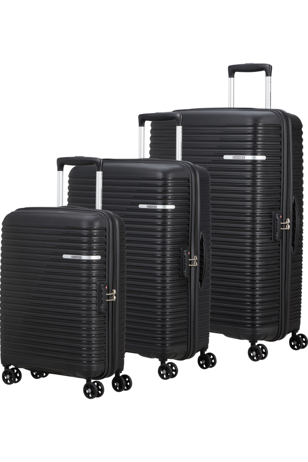 American Tourister Liftoff 3 PC Set A  Noir