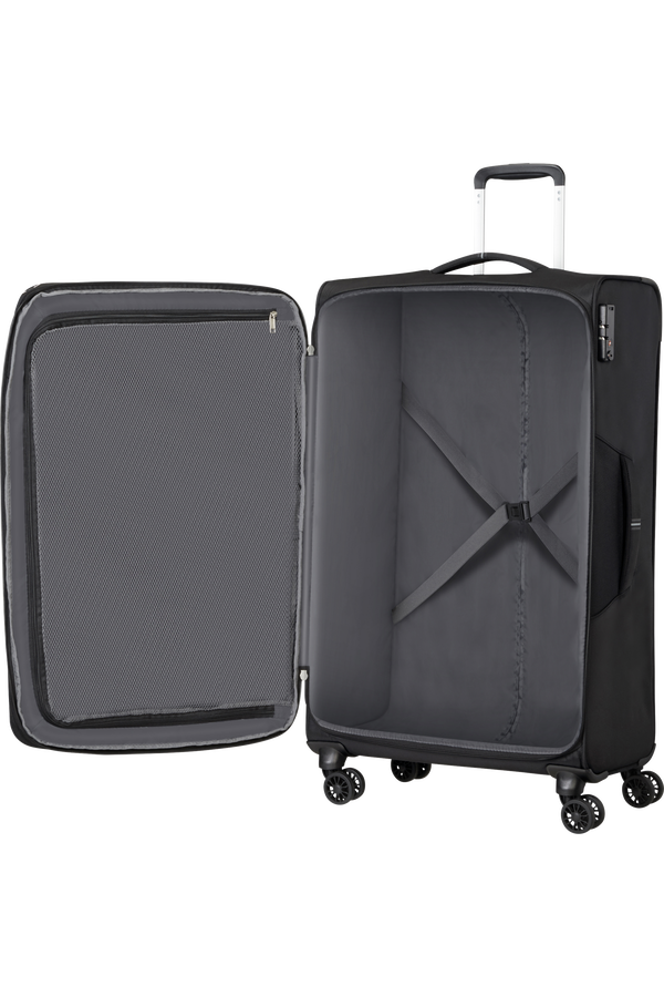 American Tourister Crosstrack Spinner Expandable 79cm  Noir/Gris