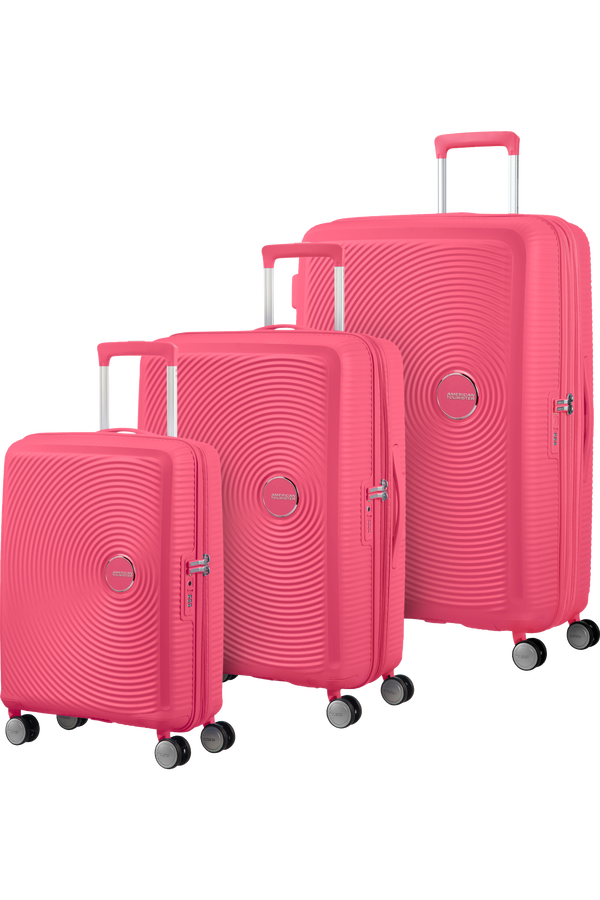 American Tourister Soundbox 3 PC Set A  Rose intense
