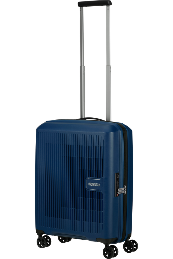 American Tourister Aerostep Spinner 55/20 Exp Tsa 55cm  Bleu marine