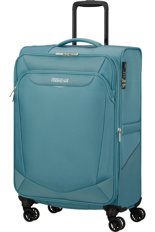 American Tourister SummerRide Spinner M EXP TSA 69cm Bleu Vent