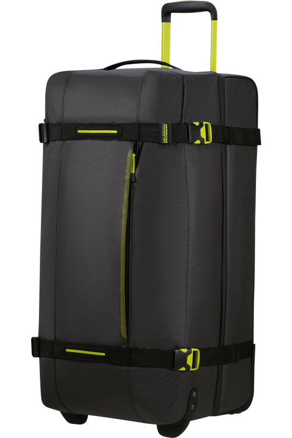 American Tourister Urban Track Duffle with wheels Coated L  Black/Lime