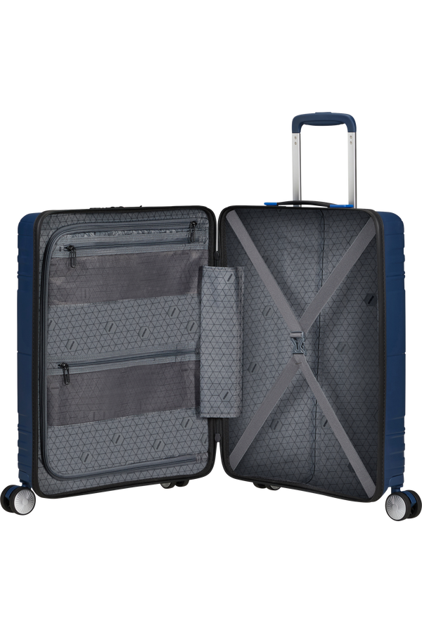 American Tourister Hello Cabin Spinner TSA 55cm  Bleu Marine
