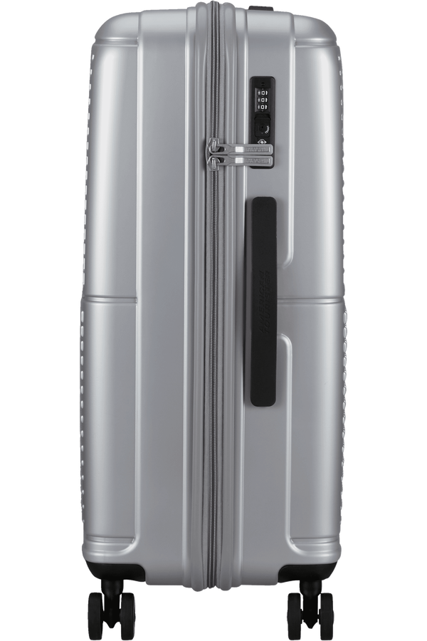 American Tourister Geopop Spinner 67/24 Tsa. 67cm  Argent métal