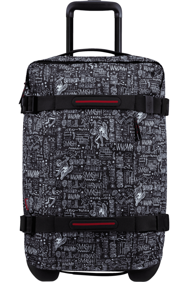 American Tourister Urban Track Disney Duffle with Wheels Marvel S  Spiderman Sketch