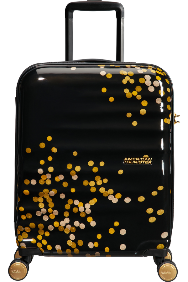 American Tourister Wavebreaker Spinner 55cm  Confetti Black