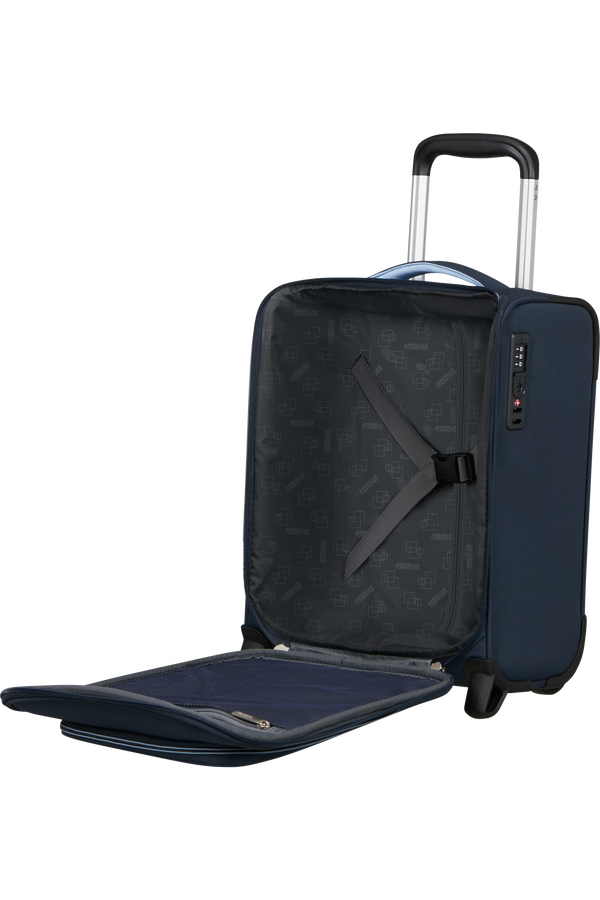 American Tourister Cloudrider Upright Underseater Tsa  Sky Navy