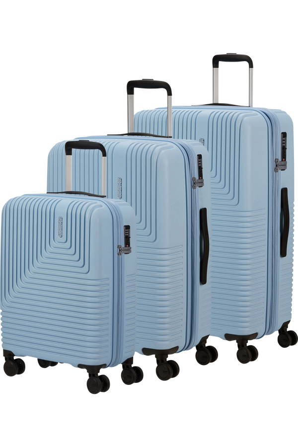 American Tourister Niteline 3 PC SET A  Bleu Glace
