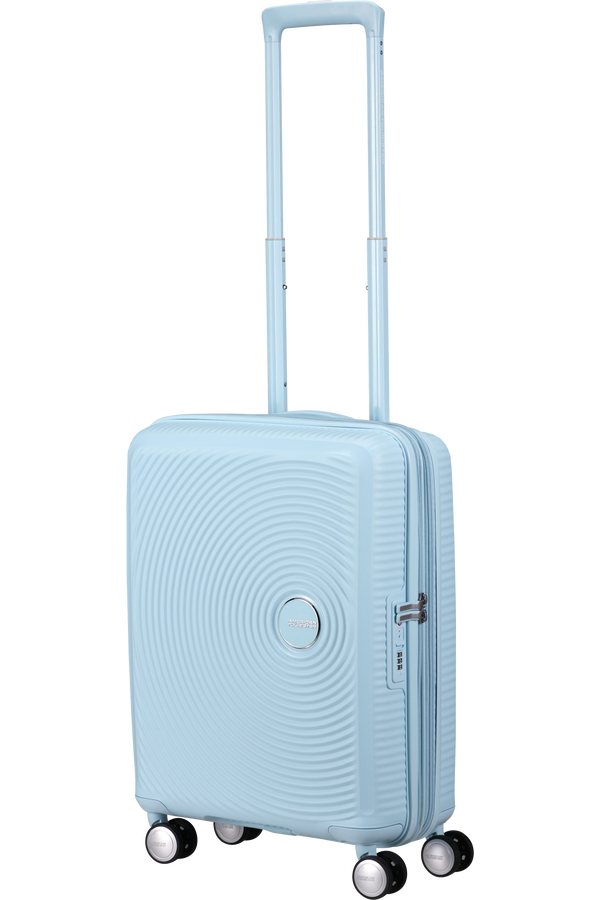 American Tourister SoundBox Spinner TSA Expandable 55cm  Pastel Blue