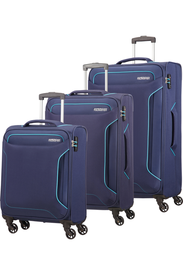 American Tourister Holiday Heat 3 PC Set A  Marine