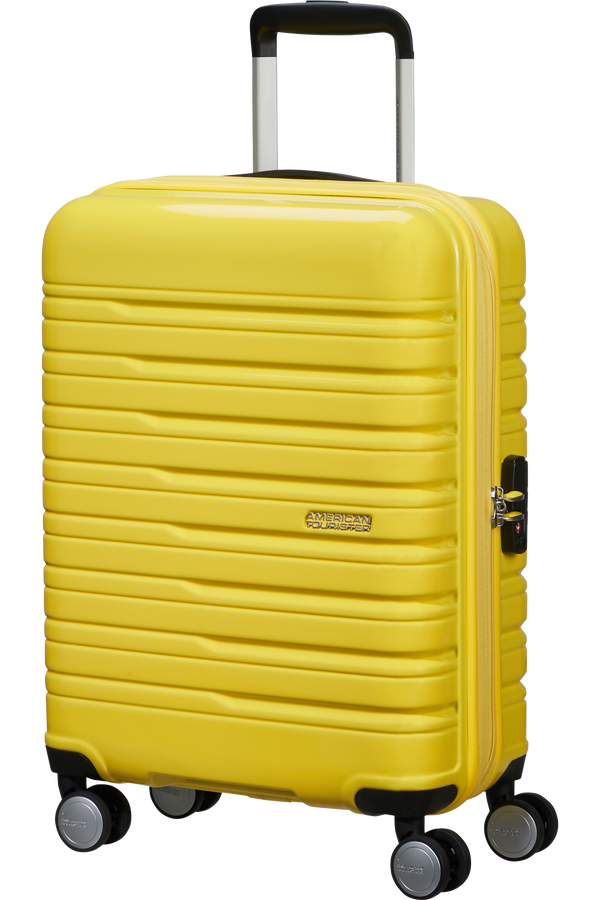 American Tourister Flashline Pop Spinner Exp TSA 55cm  Jaune citron