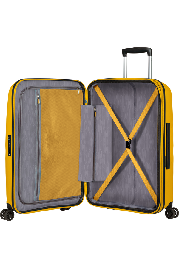 American Tourister Bon Air Dlx Spinner TSA Expandable 66cm  Jaune clair
