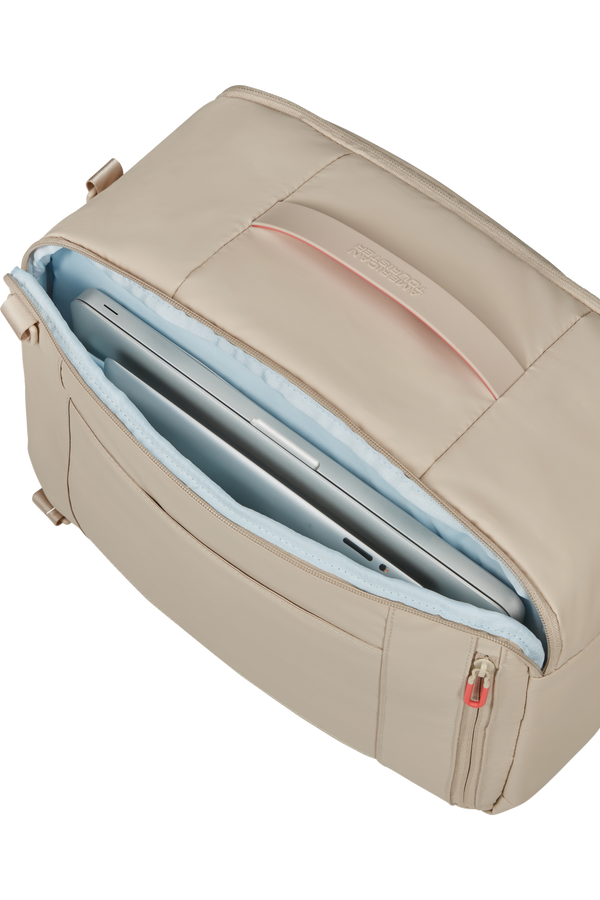 American Tourister Puffypop 3-Way Boarding Bag  Beige