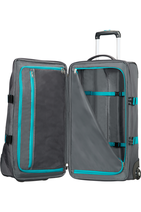 American Tourister Road Quest Sac de voyage à roulettes M  Grey/Turquoise