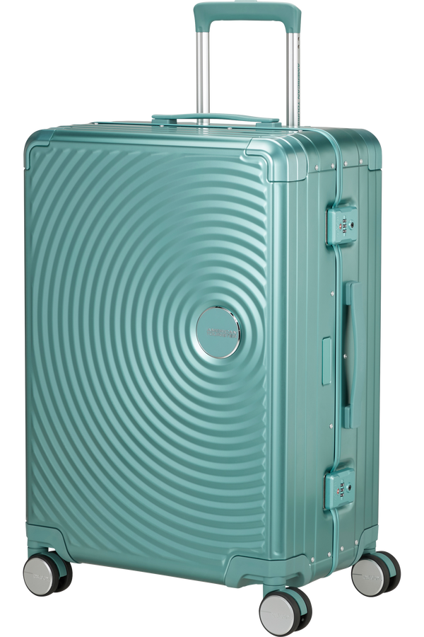 American Tourister Soundbox Alu Spinner TSA 68cm  Dusty Turquoise