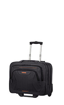 American Tourister At Work Rolling Tote  15.6inch Black/Orange