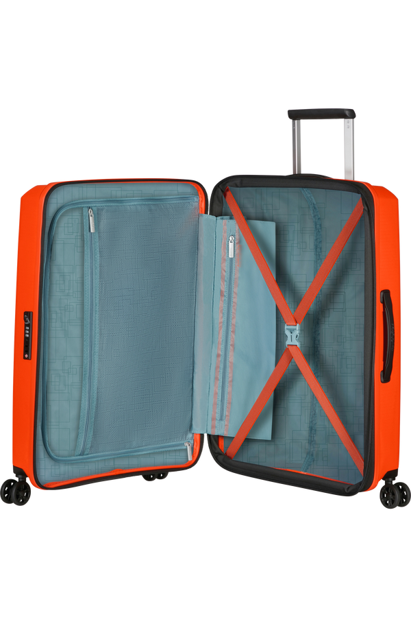 American Tourister Aerostep Spinner 67/24 Exp Tsa 67cm  Orange &eacute;clatant