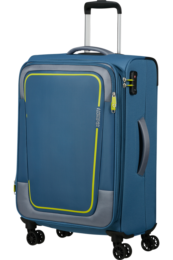 American Tourister Pulsonic Spinner Expandable 68 cm  Coronet Blue