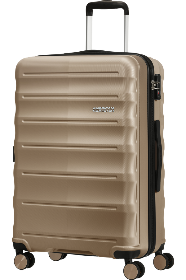 American Tourister Speedlink Spinner TSA 67cm  Perle Cr&egrave;me