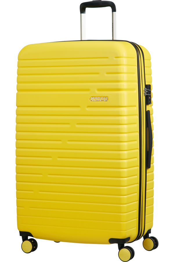 American Tourister Aero Racer Spinner Expandable 79cm  Lemon Yellow