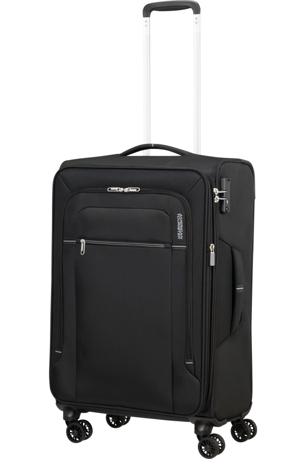American Tourister Crosstrack Spinner Expandable 67cm  Noir/Gris