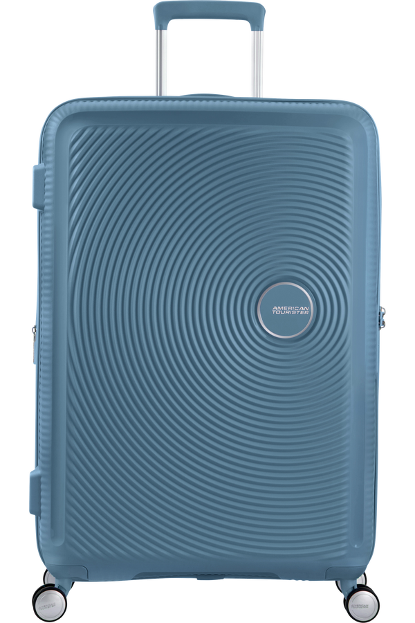 American Tourister Soundbox Spinner Expandable 77cm  Stone Blue