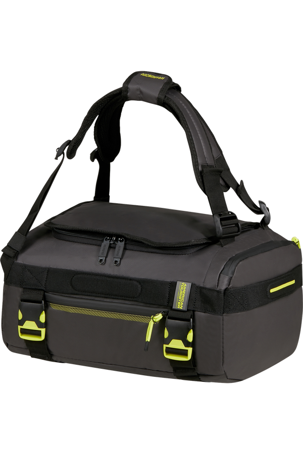 American Tourister Urban Track Duffle/Backpack Coated S  Black/Lime