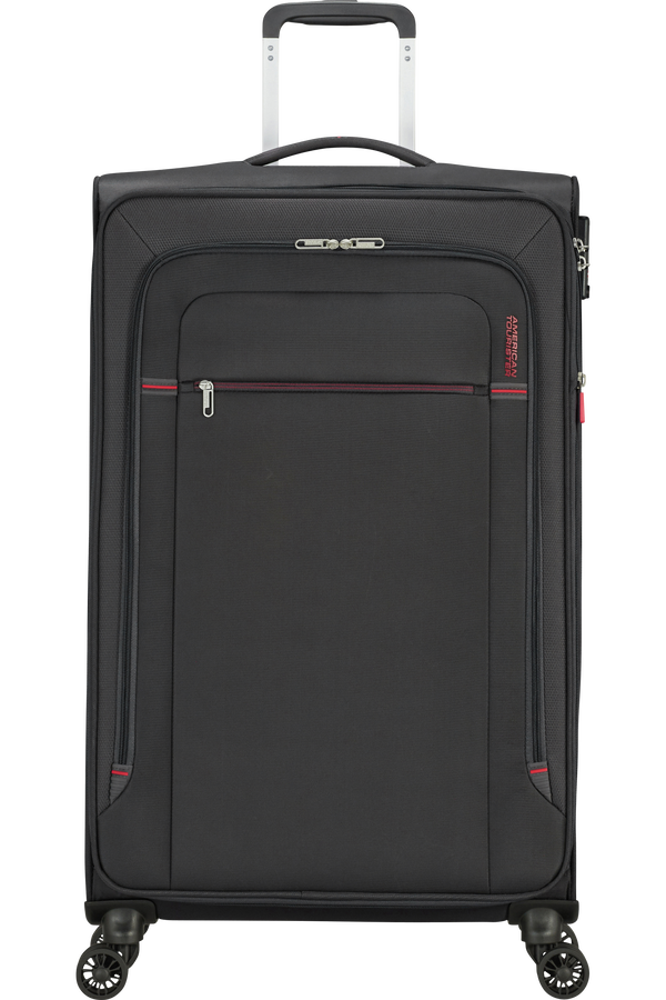 American Tourister Crosstrack Spinner Expandable 79cm  Gris/Rouge