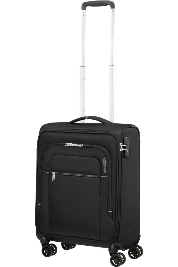 American Tourister Crosstrack Spinner 55cm  Noir/Gris