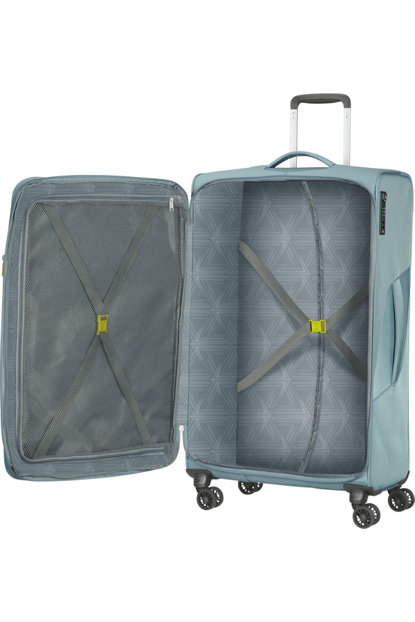 American Tourister Summerfunk Spinner Exp TSA 79cm  Gris Métallique