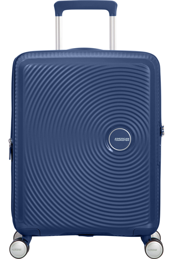 American Tourister Soundbox Spinner extensible 55cm Bleu marine fonc&eacute;